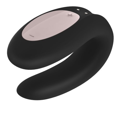 SATISFYER DOUBLE JOY BLACK W/ APP (NET)