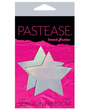 Pastease Premium Hologram Star - Silver O/S