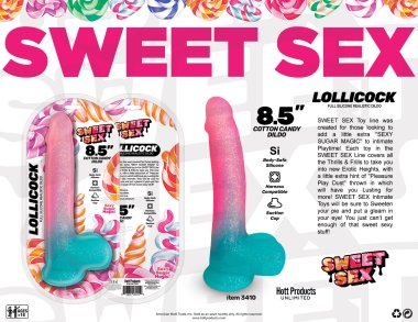 SWEET SEX LOLLICOCK 8.5IN DILDO