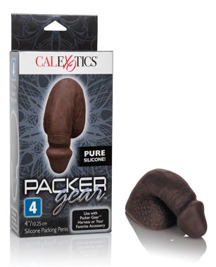 Packer Gear 4" Silicone Packing Penis - Black