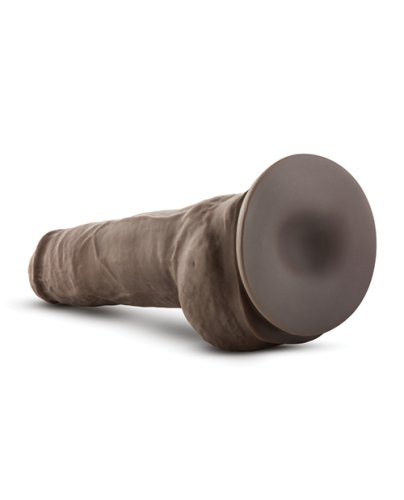 Blush Au Natural 10\" Big Boy Realistic Dildo w/Balls - Chocolate