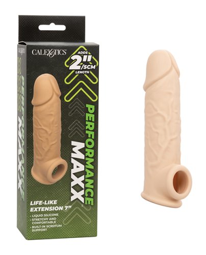 Performance Maxx Life-Like 7\" Penis Extension - Ivory