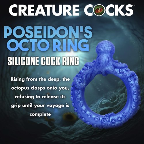 CREATURE COCKS POSEIDON\'S OCTO -RING SILICONE COCK RING