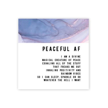 Peaceful AF - Magnet *