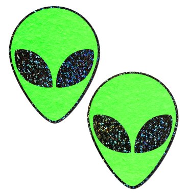 Alien GID - Neon Green w Blk Eyes