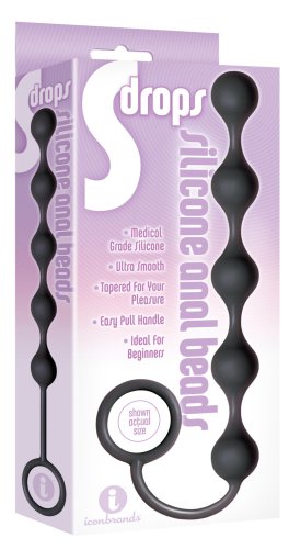 9\'S S DROPS SILICONE ANAL BEADS