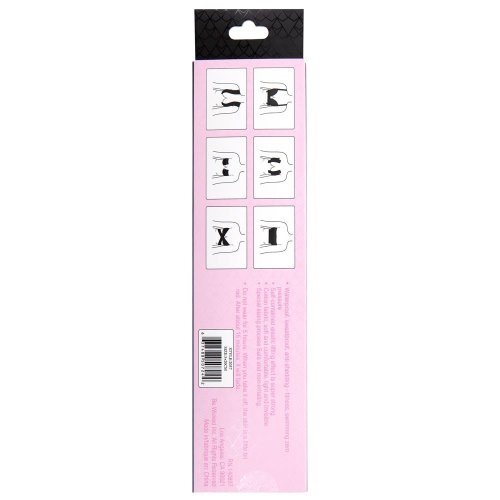 Adhesive Breast Lift Tape Strips - Black