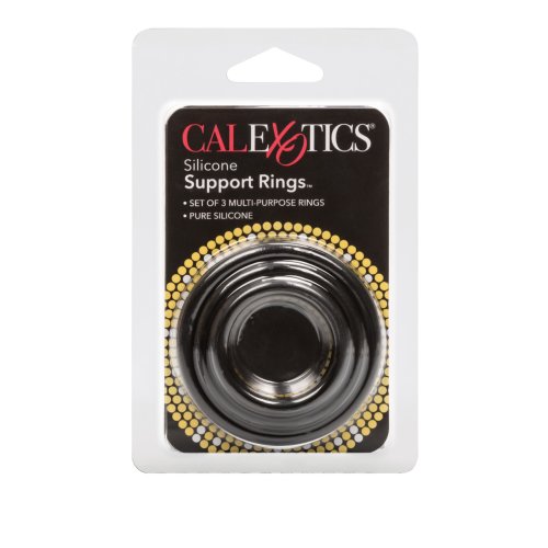 SILICONE SUPPORT RINGS BLACK