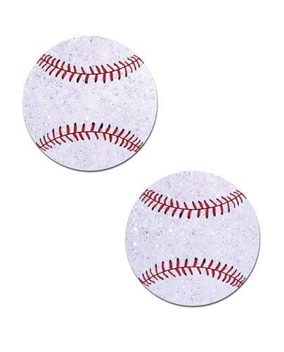 Pastease Premium Baseball Sparkly - White O/S