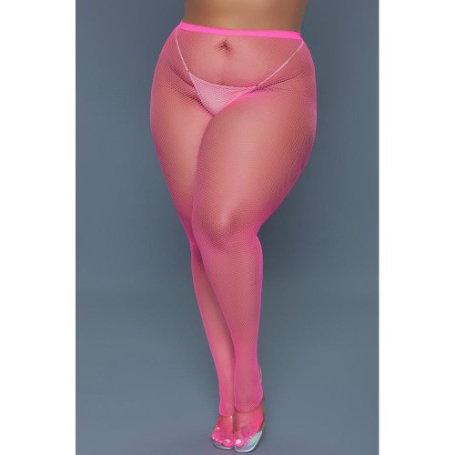 Up All Night Pantyhose -Hot Pink -Queen