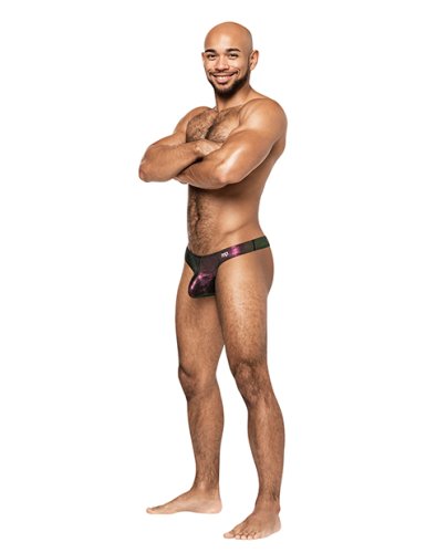 HOCUS POCUS UPLIFT THONG METALLIC PURPLE L/XL