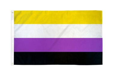 Non-Binary Flag 2' x 3' Polyester