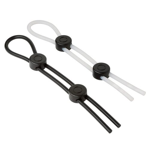 PRO SENSUAL XL PRO RINGS BLACK & CLEAR 2 PACK