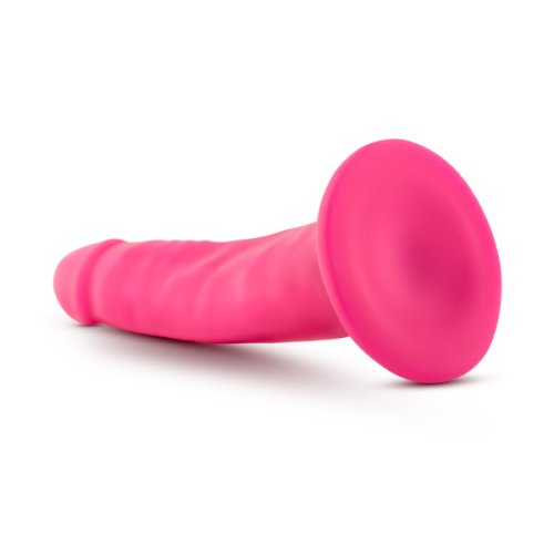 NEO 5.5 DUAL DENSITY COCK NEON PINK \"