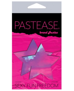 Pastease Premium Hologram Star - Pink O/S