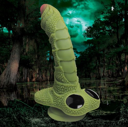 Swamp Monster Scaly Silicone Dildo *