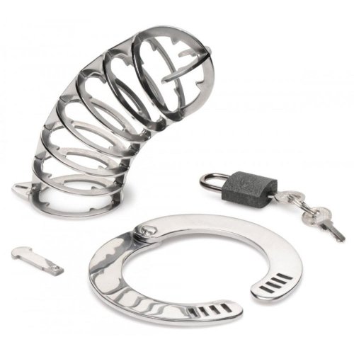 Stainless Spiked Chastity Cage *bulk pkg