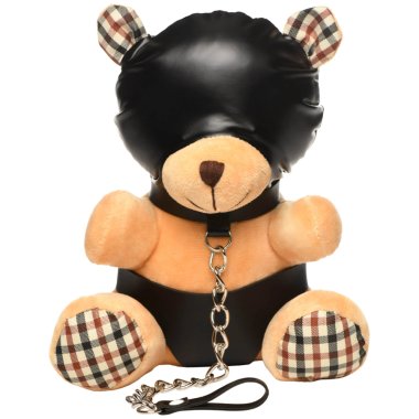 Hooded Bondage Teddy Bear Plush