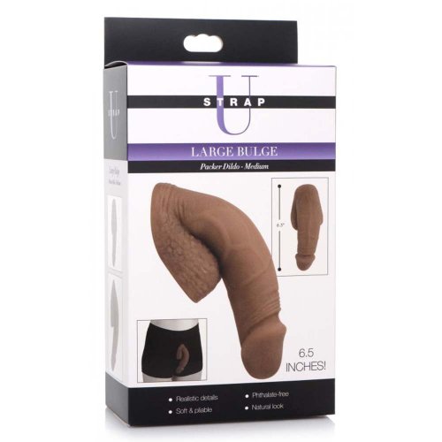 Large Bulge Packer Dildo - Medium Tone