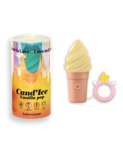 Love to Love Cand\'ice Ice Cream Cone Stimulator - Vanilla Pop