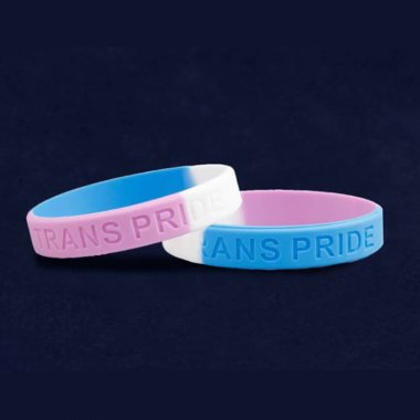 Transgender Pride Silicone Bracelet