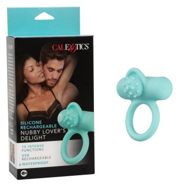 SILICONE RECHARGEABLE NUBBY LOVER'S DELIGHT
