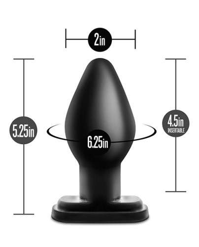 ANAL ADVENTURES XL PLUG BLACK