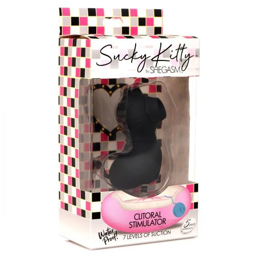 Sucky Kitty Clit Stimulator - Black