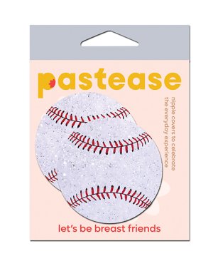 Pastease Premium Baseball Sparkly - White O/S