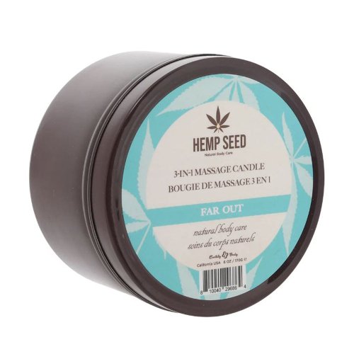 Hemp Seed 3-in-1 Massage Candle -Far Out