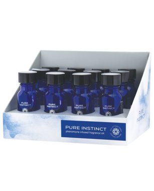 Pure Instinct Pheromone Fragrance Oil True Blue Display - 15 ml Display of 12