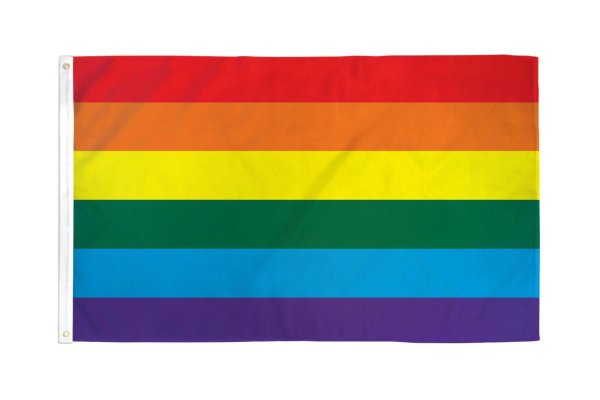 Rainbow NYLON Flag 3\' X 5\' *