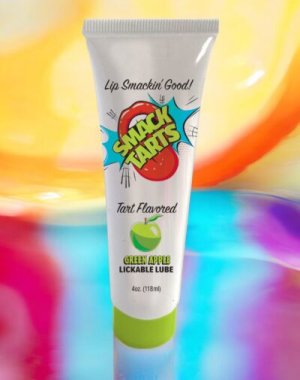 SMACK TARTS LICKABLE LUBE SOUR GREEN APPLE 4 OZ