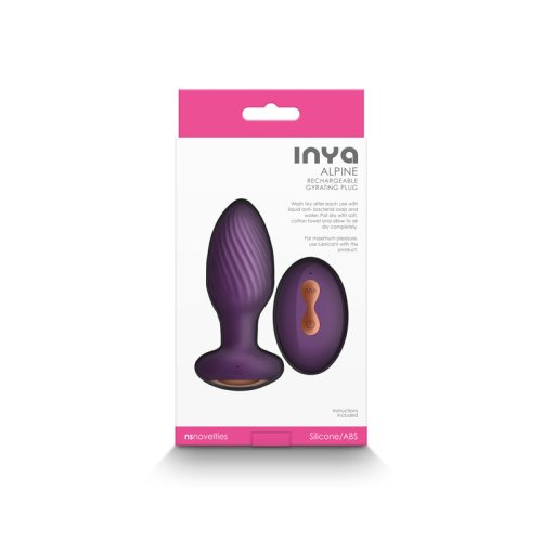 INYA Alpine Vibrating Plug w RC - Purple