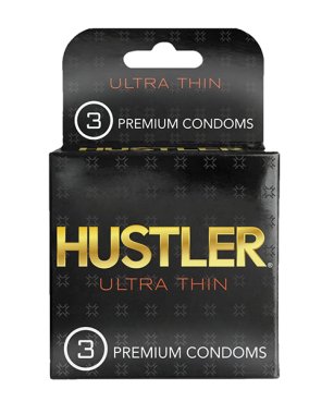 Hustler Ultra Thin Premium Condoms - Pack of 3
