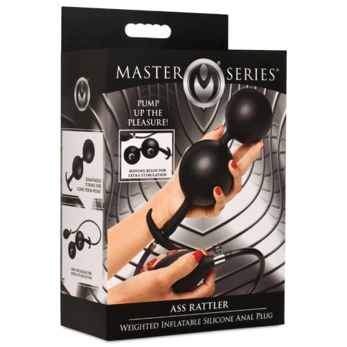 Ass Rattler Weighted Inflatable Silicone