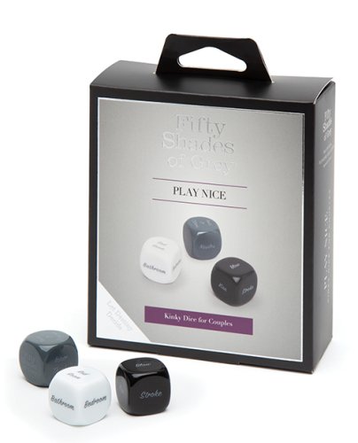 Fifty Shades of Grey Play Nice Kinky Dice for Couples