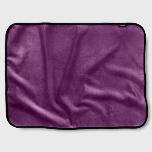 Fascinator Throw Aubergine Microvelvet - Mini