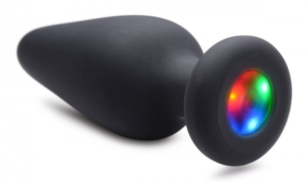 BOOTY SPARKS SILICONE LIGHT-UP ANAL PLUG LARGE