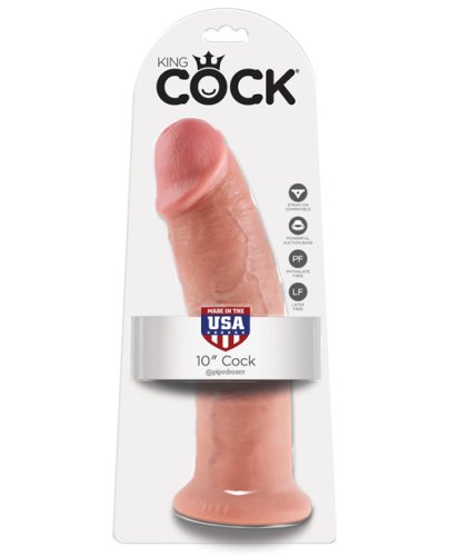 King Cock 10\" Cock - Flesh