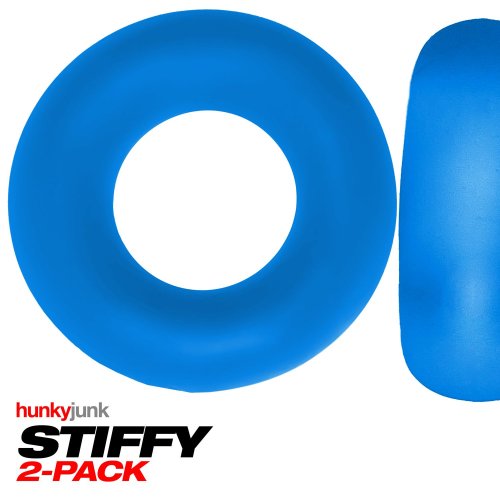 STIFFY 2-PACK C-RINGS TEAL ICE (NET)