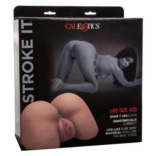 STROKE IT LIFE-SIZE ASS BROWN