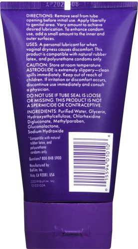 ASTROGLIDE WATER GEL TUBE 4 OZ