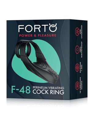Forto F-48 Perineum Double C-Ring - Black