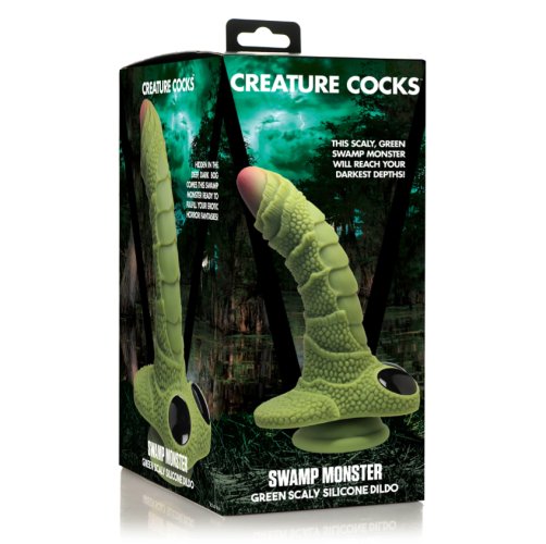 Swamp Monster Scaly Silicone Dildo *