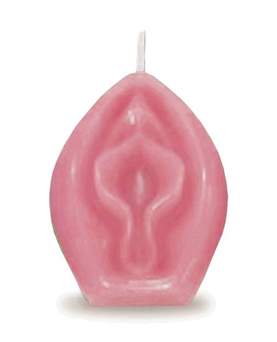 Eden\'s Vagina Candle - Rose - Vanilla