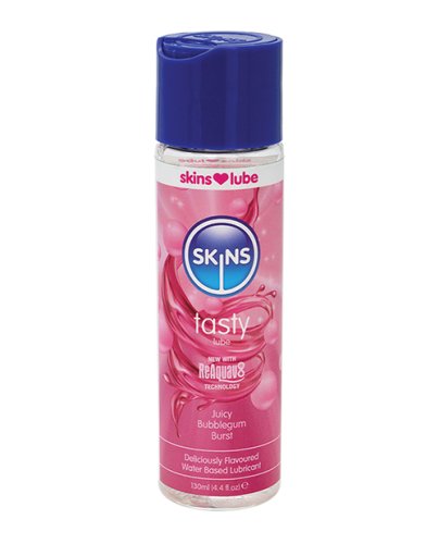 SKINS BUBBLEGUM WATER BASED LUBE 4.4 FL OZ