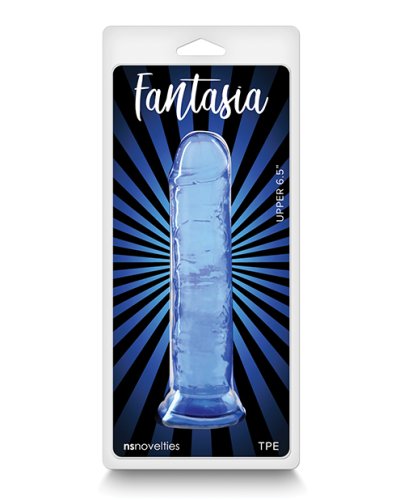 Fantasia Upper 6.5\" Dildo - Blue