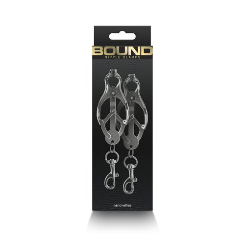 Bound Nipple Clamps - C3 - Gunmetal