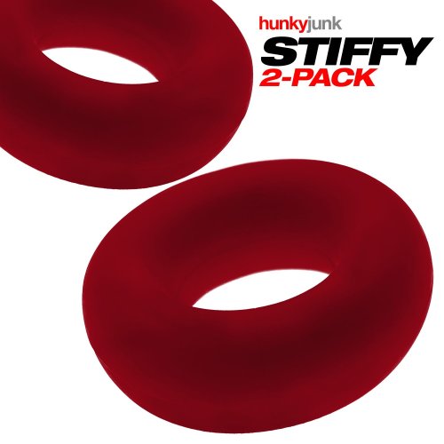 STIFFY 2-PACK C-RINGS CHERRY ICE (NET)